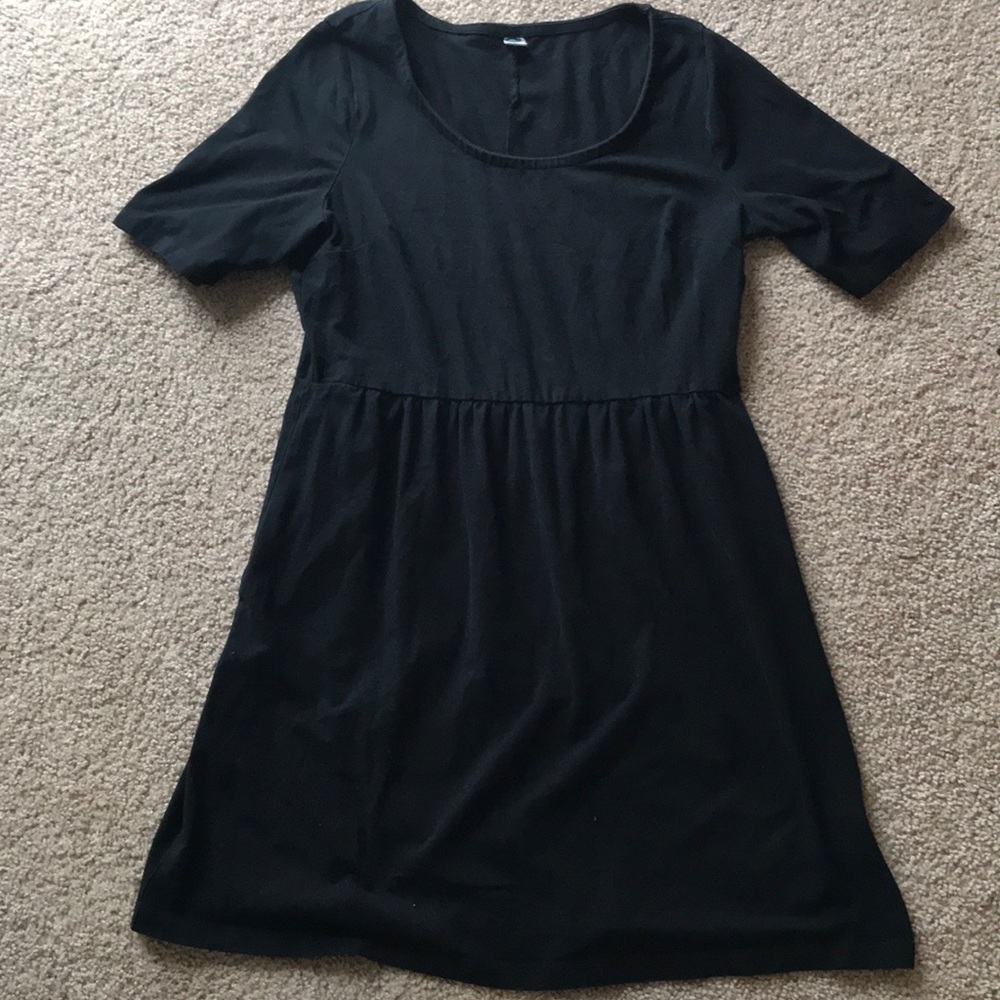 Black dress.